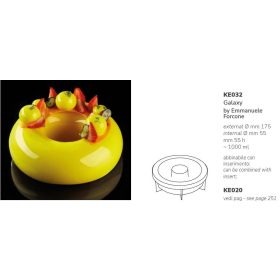 KE032 Pavocake tortaforma 175x55x55 mm GALAXY