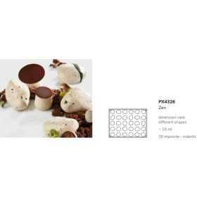 PX4326 Szilikon forma 18x20mm 30db/forma 18ml Zen