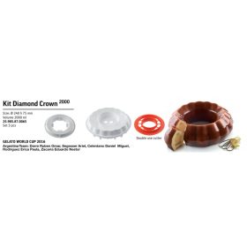 KIT DIAMOND CROWN Sziikon tortamintázó szett