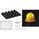 PX4316 Szilikon forma 30x40cm  20db/forma 65ml Sphere
