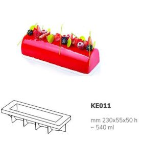 KE011 Pavocake tortaforma 230x55x50mm INSERMENTO