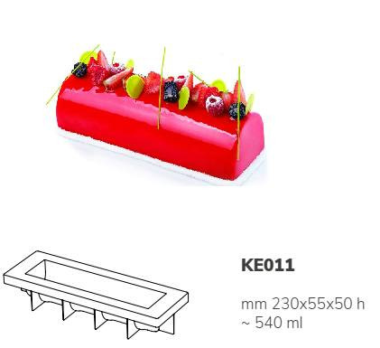 KE011 Pavocake tortaforma 230x55x50mm INSERMENTO