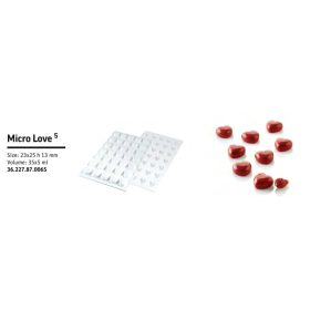 MICRO LOVE5 Szilikon desszert forma 23x25x13mm SFM007