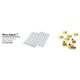 MICRO SQUARES Szilikon desszert forma 21x21x13mm SFM005