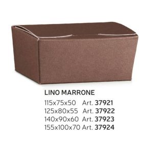 137921 Bonbon doboz lino marrone ballottini