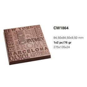 1864  Bonbon forma 84,5x84,5x9,5mm