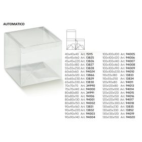 94015 Bonbon doboz átlátszó 120x120x120mm