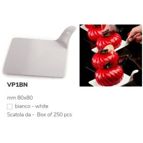 VP1BN Desszert alátét fehér 80x80mm