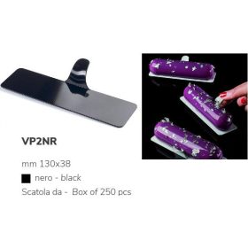 VP2NR Desszert alátét fekete 130x38mm