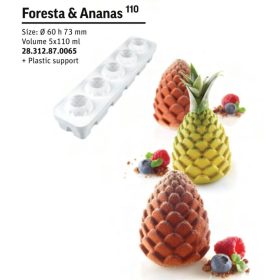 FORESTA Szilikon forma 60x73mm 110ml 5db/forma GAS02