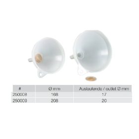 250009 Tölcsér műa. 208mm szűrővel