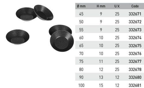 332681 Tartlet forma 25db/cs 100x15mm