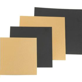   Dekli 30x40 cm szögletes ~ 34db/cs 2400gr. arany/fekete 4277 M