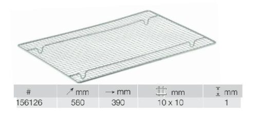 156126 Gitterrács hálós 580x390mm