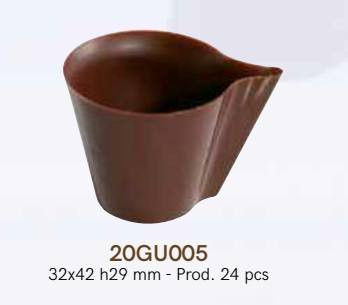 20GU00 Bonbon forma Mini choco fill 33x31x20mm