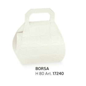 17240 Bonbon doboz matelasse bianco borsa
