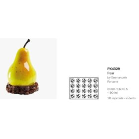 PX4329 Szilikon forma 58x53x46mm 20db/forma 90ml Pear