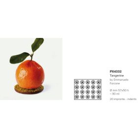 PX4332 Szilikon forma 58x53x46mm 20db/forma 90ml Tangerine