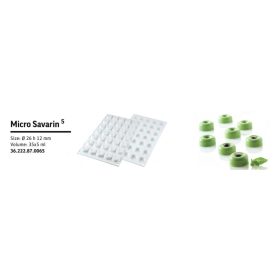 MICRO SAVARIN5 Szilikon desszert forma 26x12mm 5ml