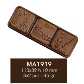 MA1919 Bonbon forma 113x39x10mm 45gr.