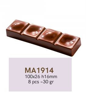 MA1914 Bonbon forma 100x26x16mm 30gr.