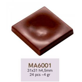 MA6001 Bonbon forma 31x31x4,5mm 4gr.