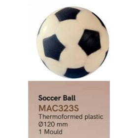 MAC323S Csokoládé öntőforma futball labda