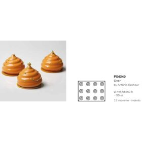 PX4340 Szilikon forma 30x40cm 12db/forma 90ml Over