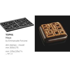 TOP01 Szilikon forma 175x300mm 90ml