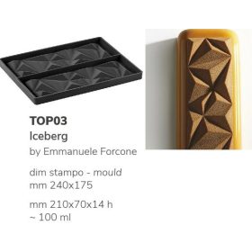 TOP03 Szilikon forma 175x300mm 100ml