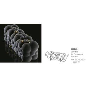 KE041 Pavocake tortaforma ATOMIC 250X80X80mm