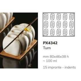 PX4342 Szilikon forma 80x46x38cm 15db/forma 100ml Turn