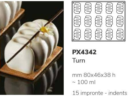 PX4342 Szilikon forma 80x46x38cm 15db/forma 100ml Turn