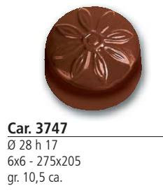 Car. 3747  Bonbon forma 10,5gr.