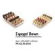 ESPOGEL DOWN Display trasparent 235x360x48