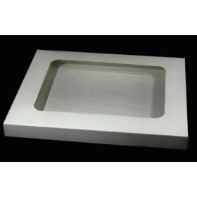 Süteményes doboz 1kg fehér nyomatlan 398x282x40 mm