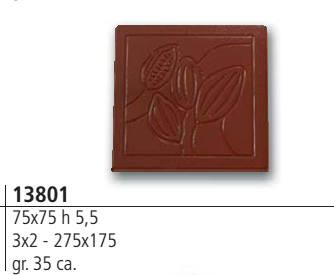 Art. 13801  Bonbon forma táblás 35gr.