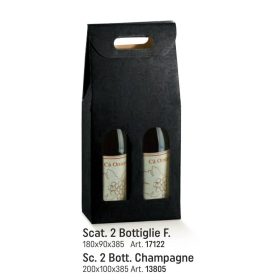 17122 Díszdoboz boros 2 részes seta nero