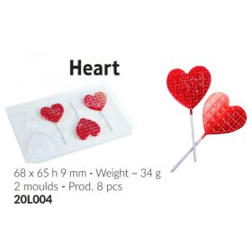 20L004 Nyalóka öntőforma PE 8db/forma