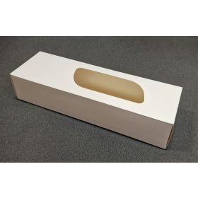 Bejglis doboz fehér nyomatlan 29x60x90mm 1db-os 50db/cs