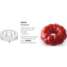 KE036 Pavocake tortaforma SINGAPORE