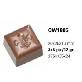 1885 Bonbon forma 26x26x16mm 12gr.