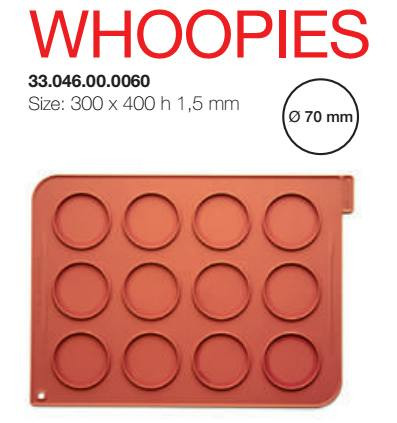 WHOOPIES Szilikon macaron lap 300x400mm