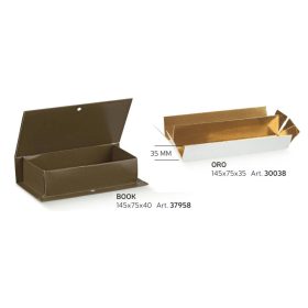 37958+30038 Bonbon doboz lino marrone BOOK