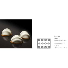PX4341 Szilikon forma 78x58x43cm 12db/forma 90ml Polly