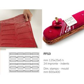 FF13 Szilikon forma FORMASIL  ECLAIR 24db/f. 125x25x5m