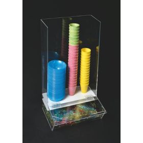 Plexi pohár és kanál tartó