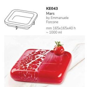 KE043 Pavocake tortaforma 164x165x40mm MARS