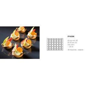 FF4306 Szilikon forma FORMASIL  kerek 30db/f. 22ml  30x40cm