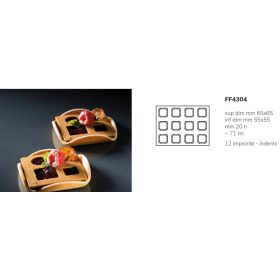 FF4304 Szilikon forma FORMASIL  kocka 12db/f. 22ml  30x40cm